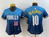 Women's Philadelphia Phillies #10 JT Realmuto Number Blue 2024 City Connect Limited Stitched Jersey,baseball caps,new era cap wholesale,wholesale hats